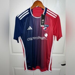 Adidas FC Dallas 24/25 Home Jersey IZ0488 Men’s Small #20 NEW WITH TAGS